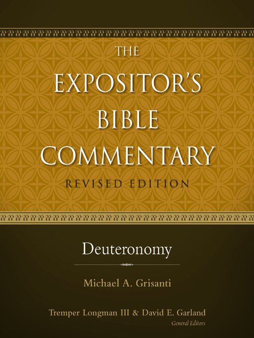 Title details for Deuteronomy by Michael Alan Grisanti - Available